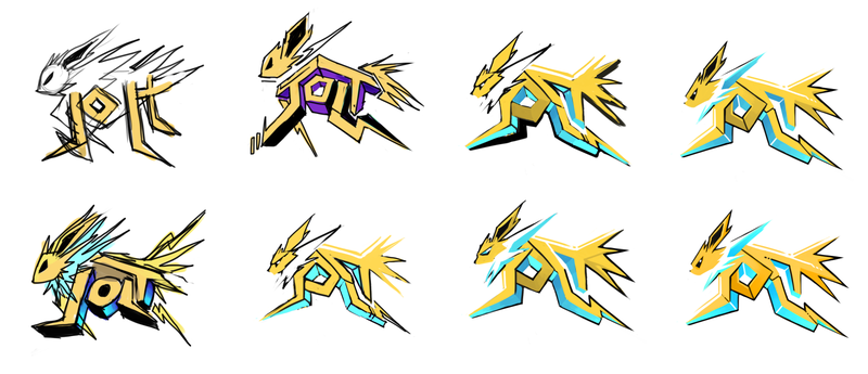 Illustration for article titled Jet Grind Radio Jolteon!? Pokemon One a Day!